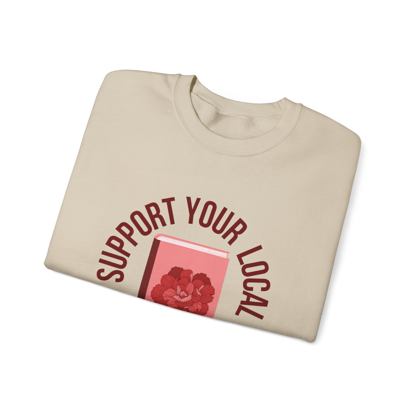 Support Your Local Reader OH Crewneck