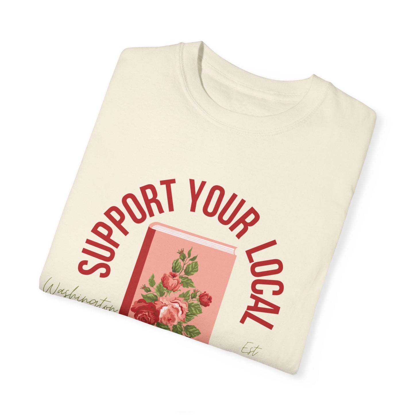 Support Your Local Reader DC Tee