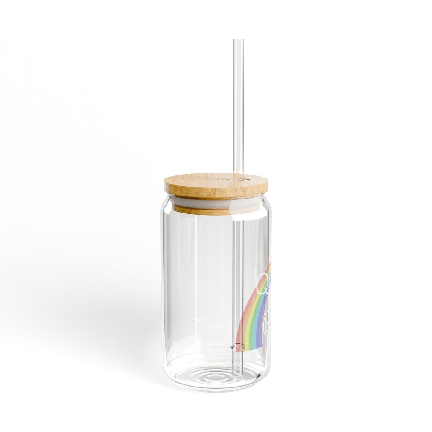 Queer for Beer Sipper Glass 16oz