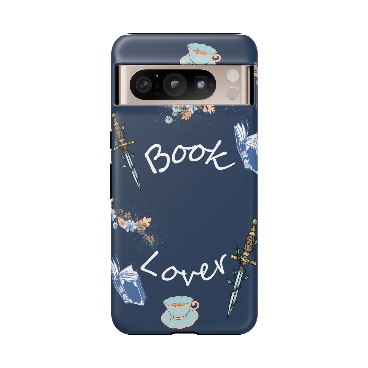 Book Lover Navy Phone Case