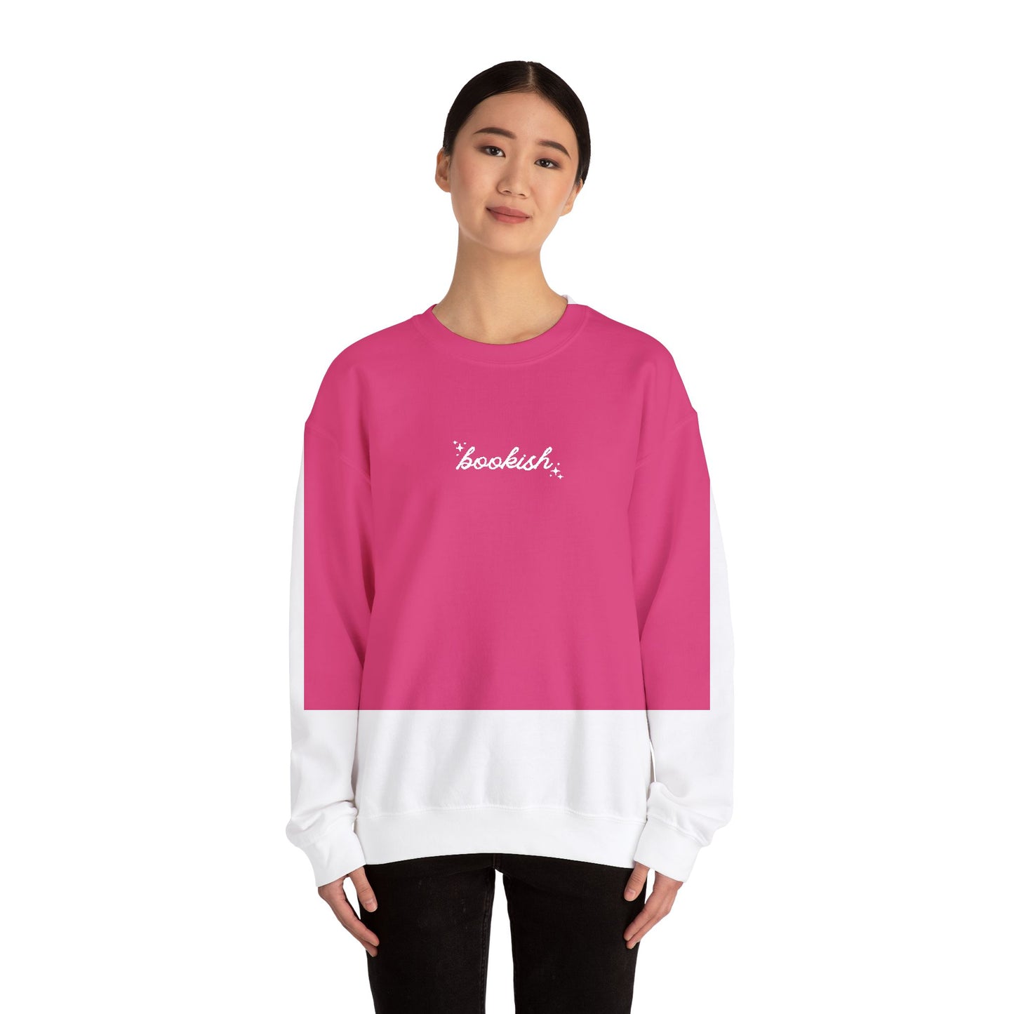 Embroidered 'Bookish' Crewneck