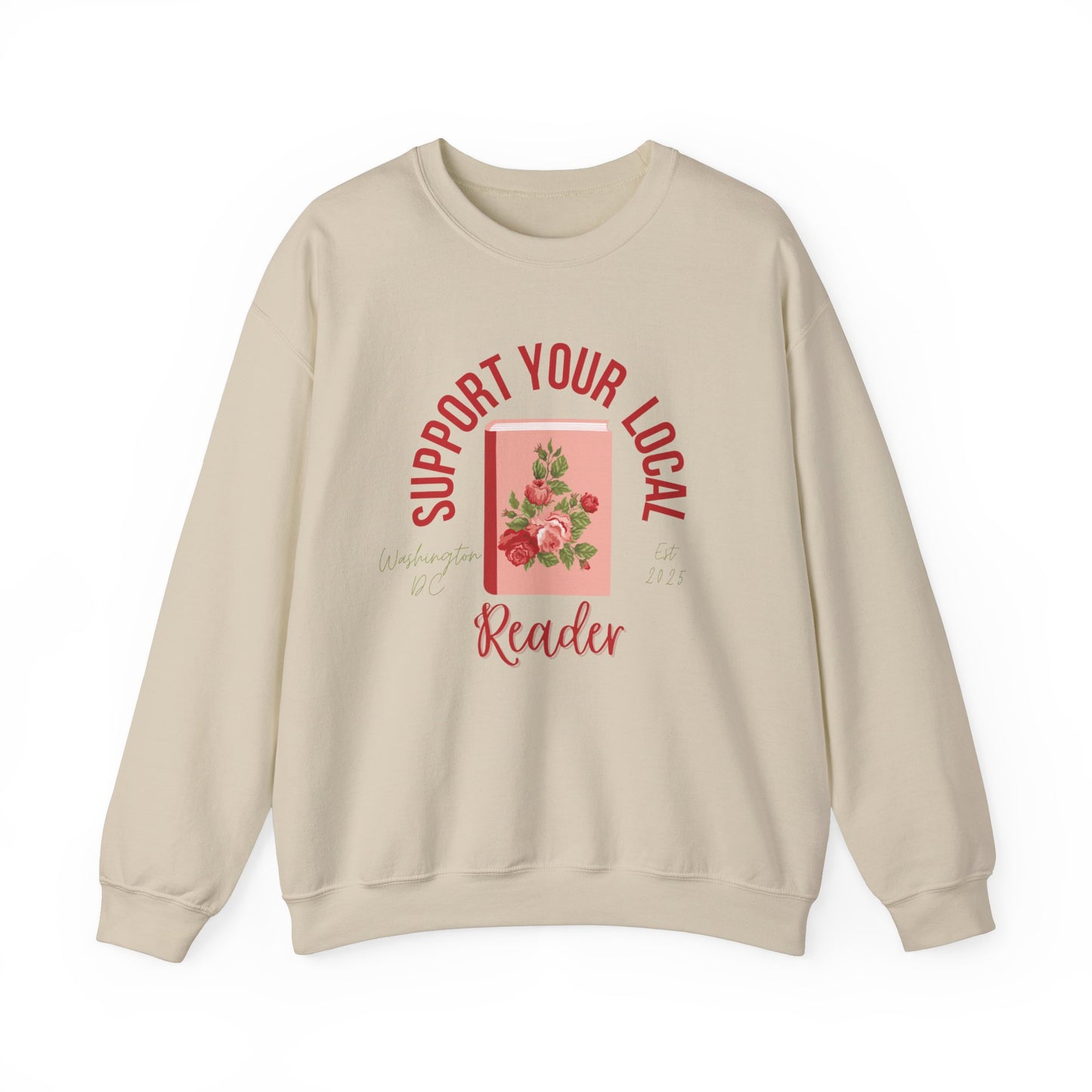 Support Your Local Reader DC Crewneck