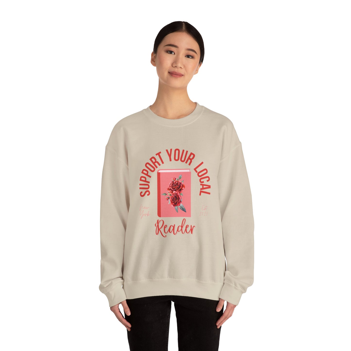 Support Your Local Reader NY Crewneck