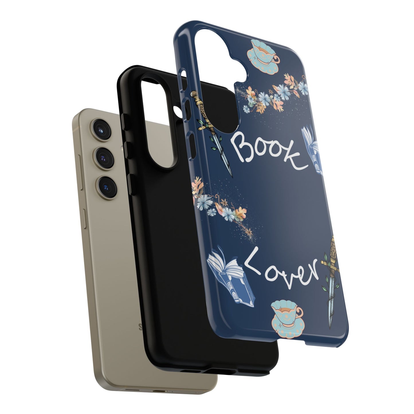 Book Lover Navy Phone Case