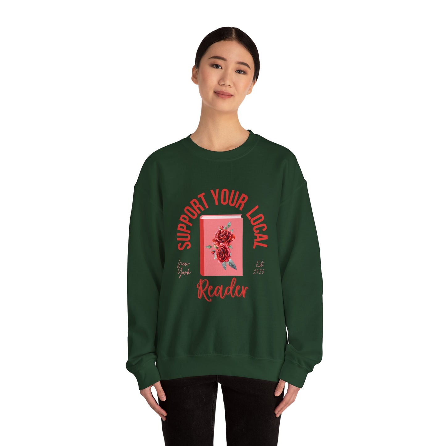 Support Your Local Reader NY Crewneck