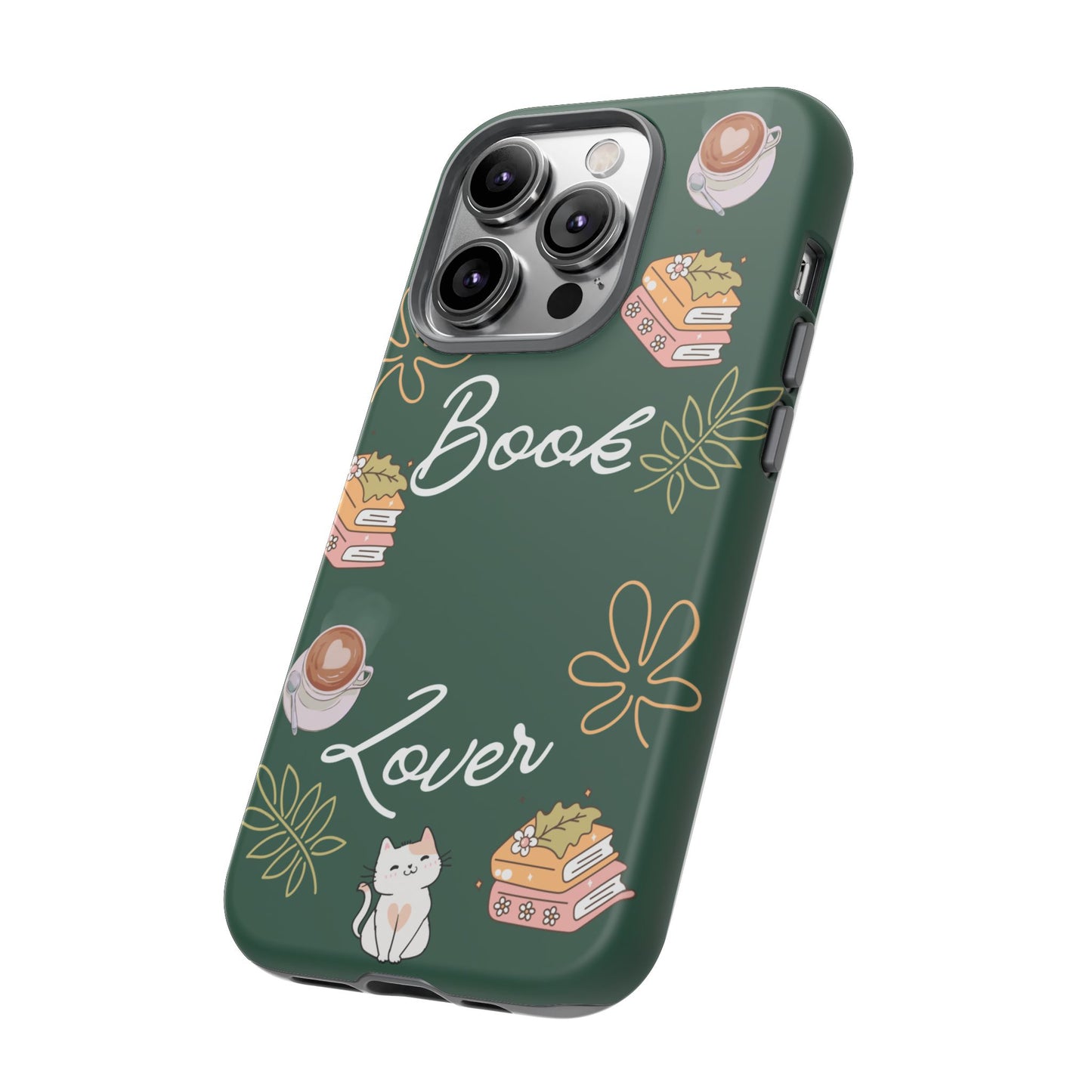 Book Lover Green Phone Case