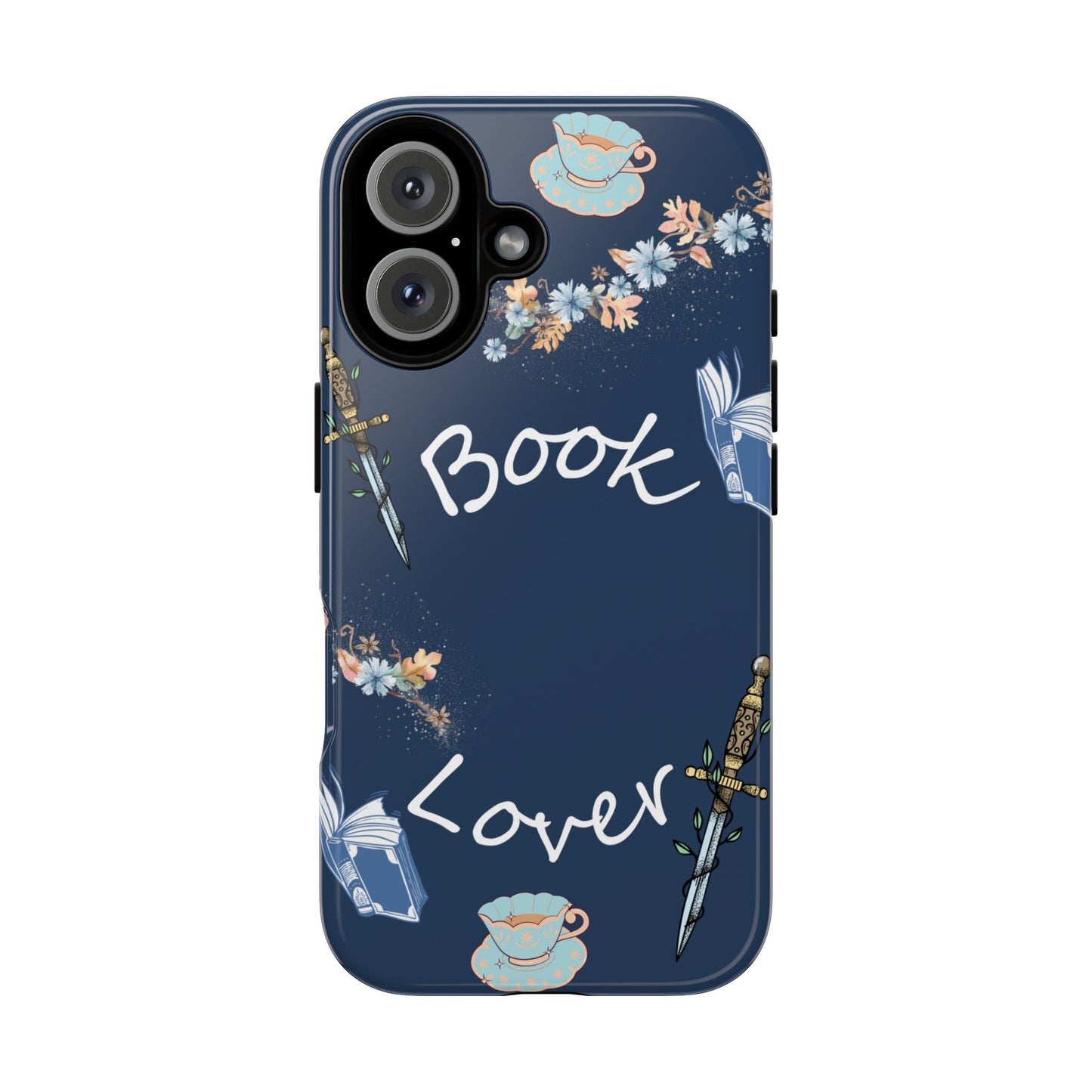 Book Lover Navy Phone Case