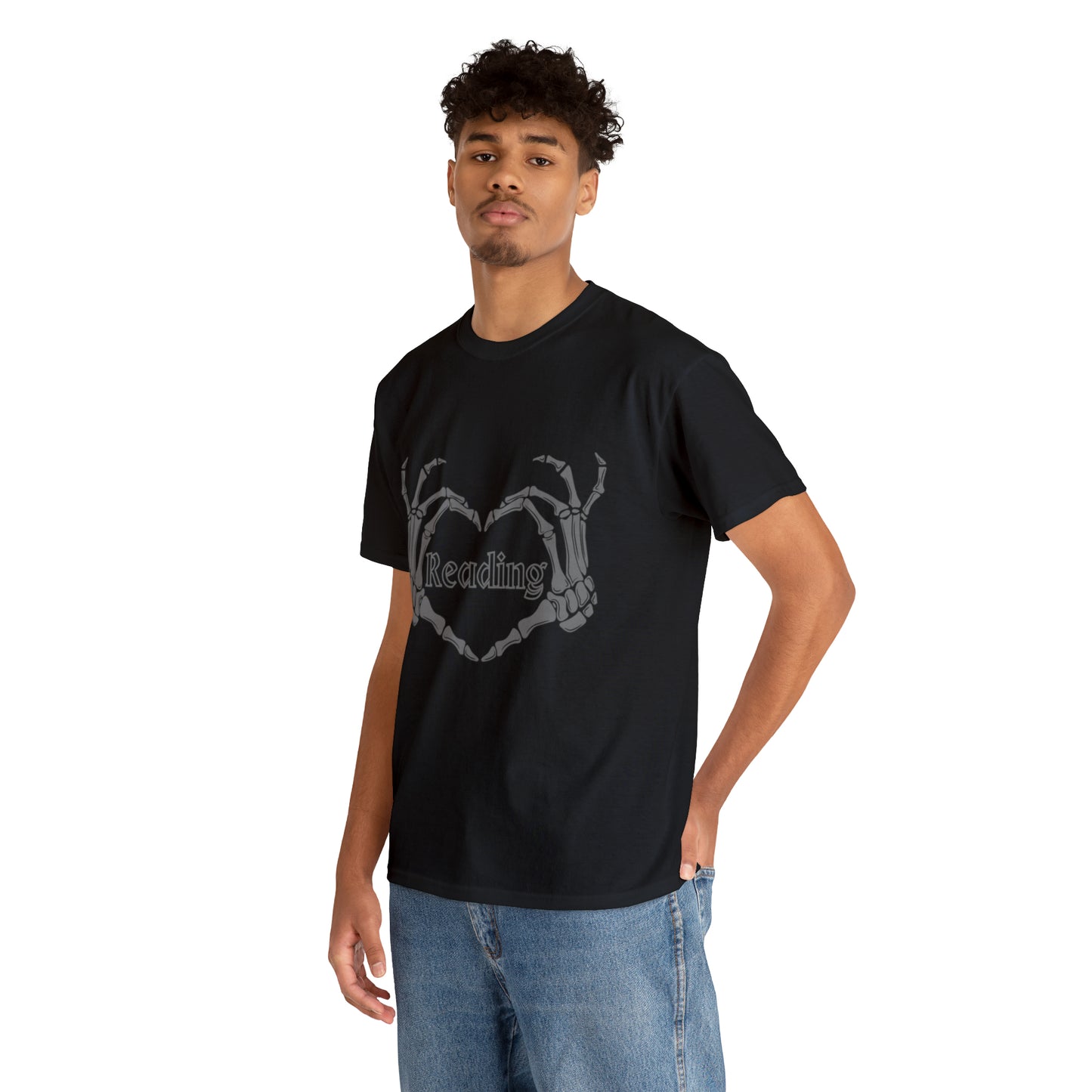 Skelton Hands Reading Tee