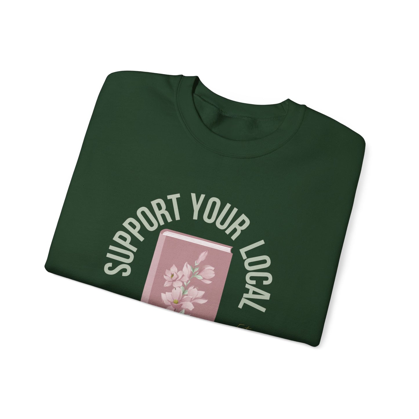 Support Your Local Reader MS Crewneck