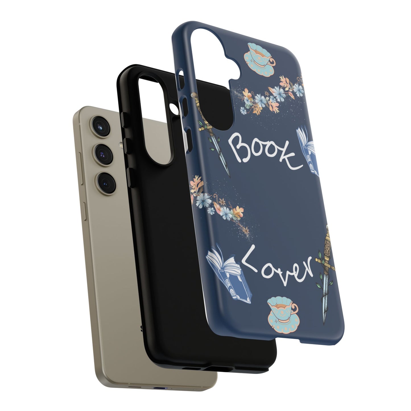 Book Lover Navy Phone Case