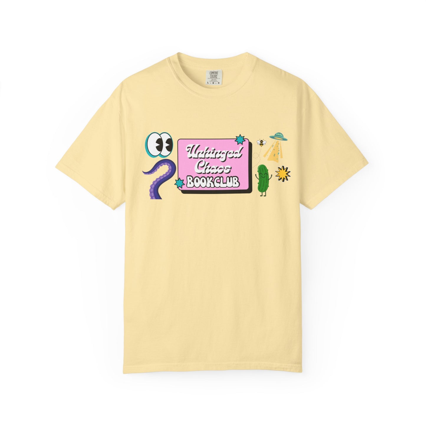 Unhinged Chaos Bookclub Tee