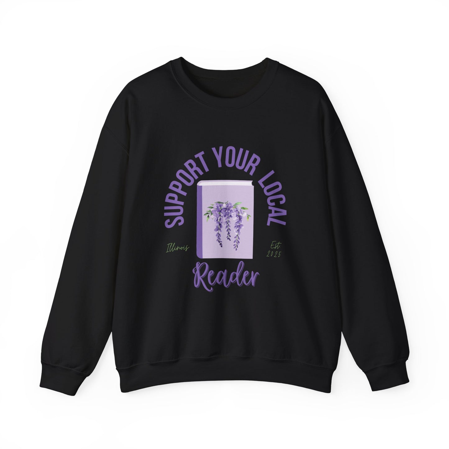 Support Your Local Reader IL Crewneck