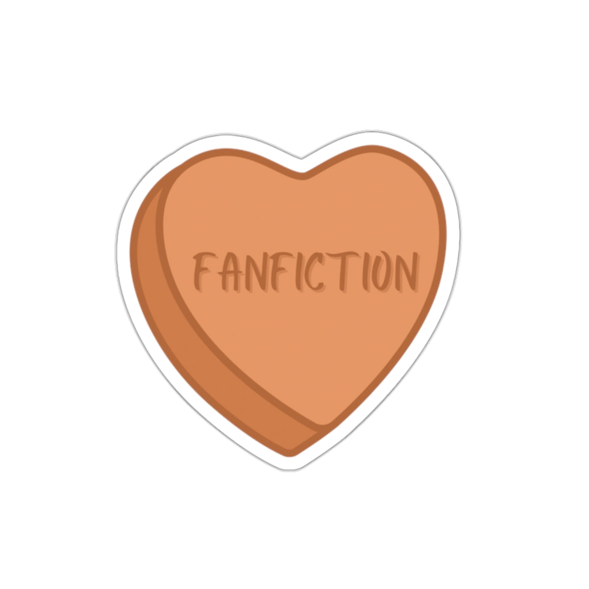 Fanfiction Heart Sticker