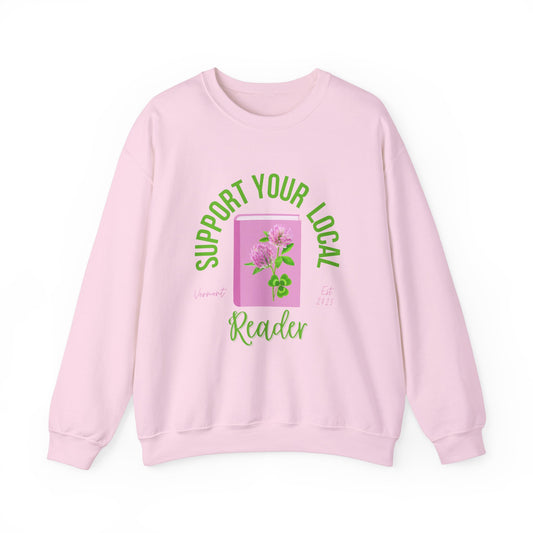 Support Your Local Reader VT Crewneck
