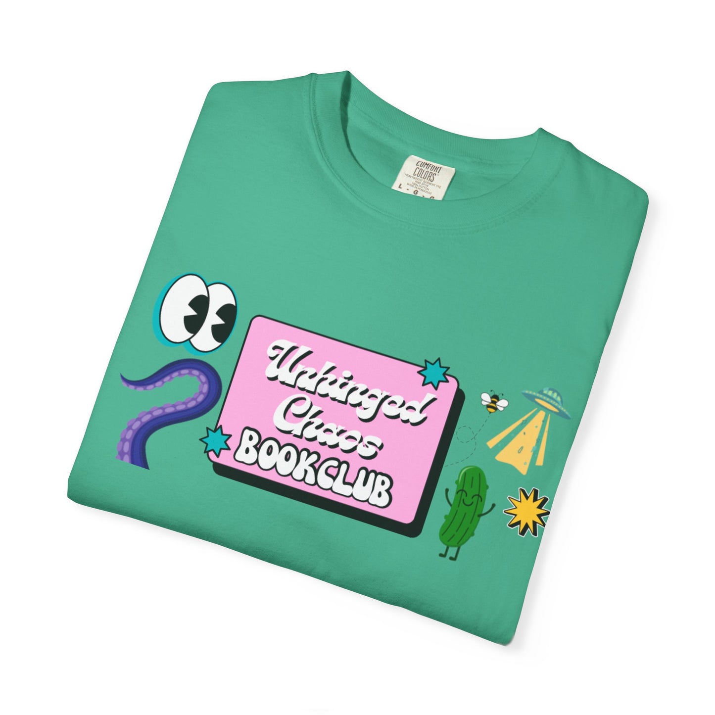 Unhinged Chaos Bookclub Tee