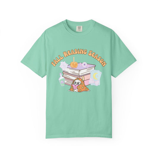Fall Reading Season Pastel Tee