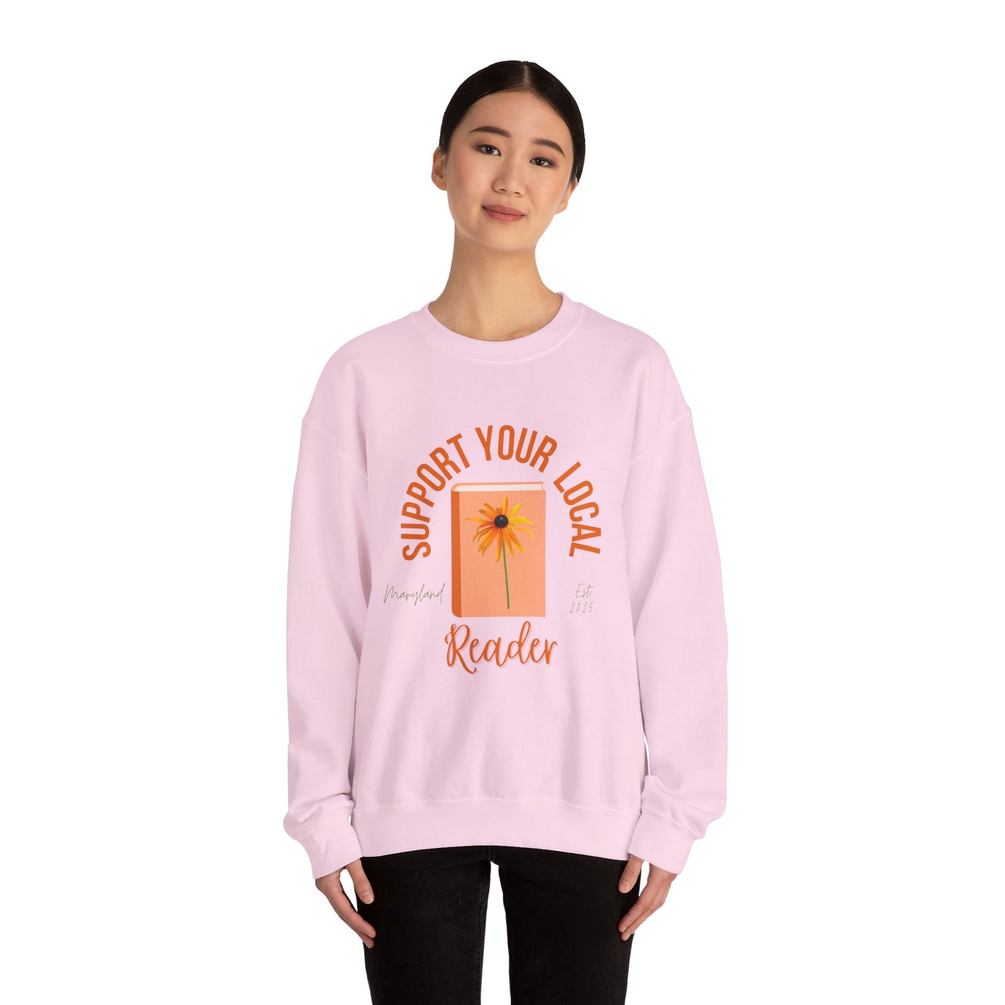 Support Your Local Reader MD Crewneck
