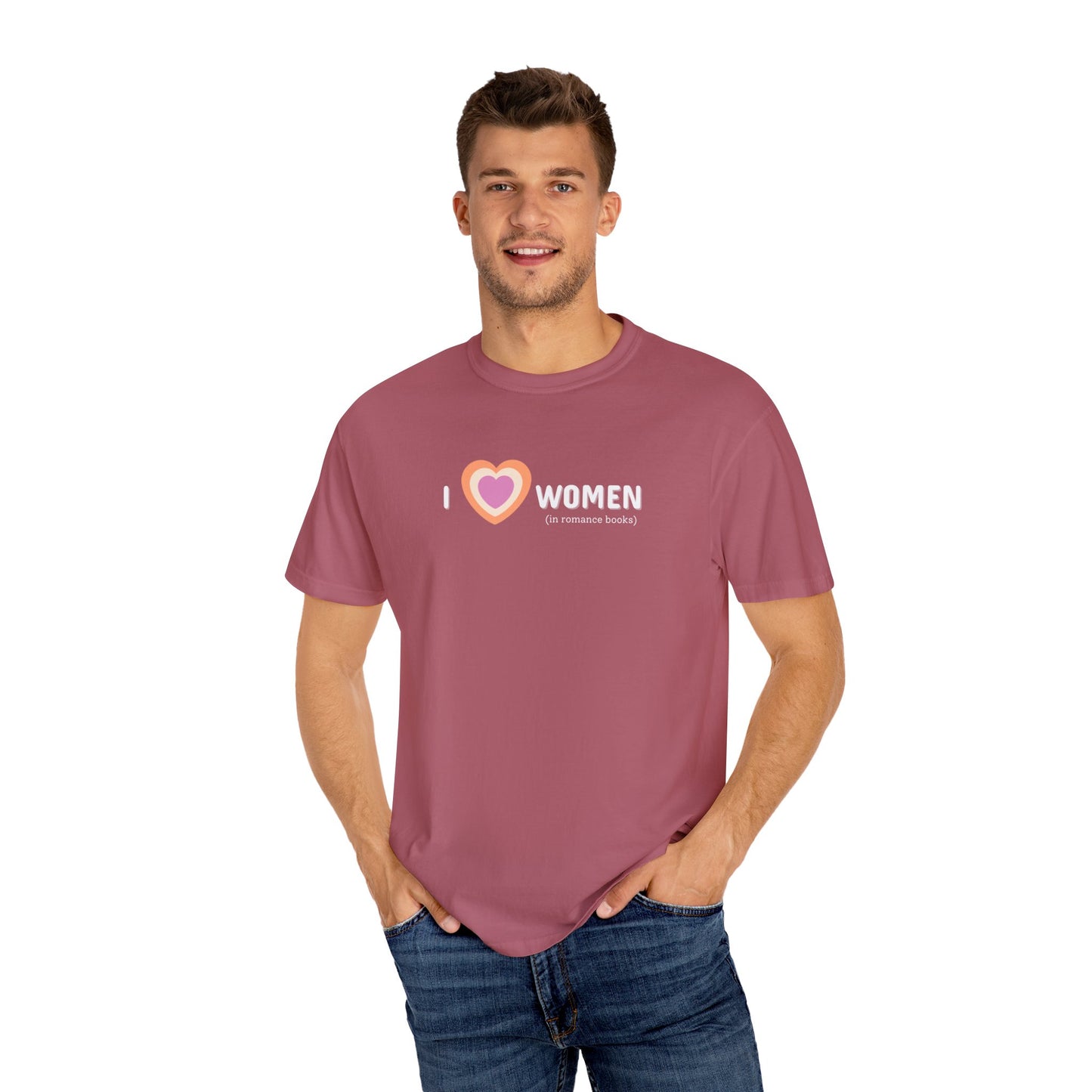 I Heart Women Lesbian Flag Tee