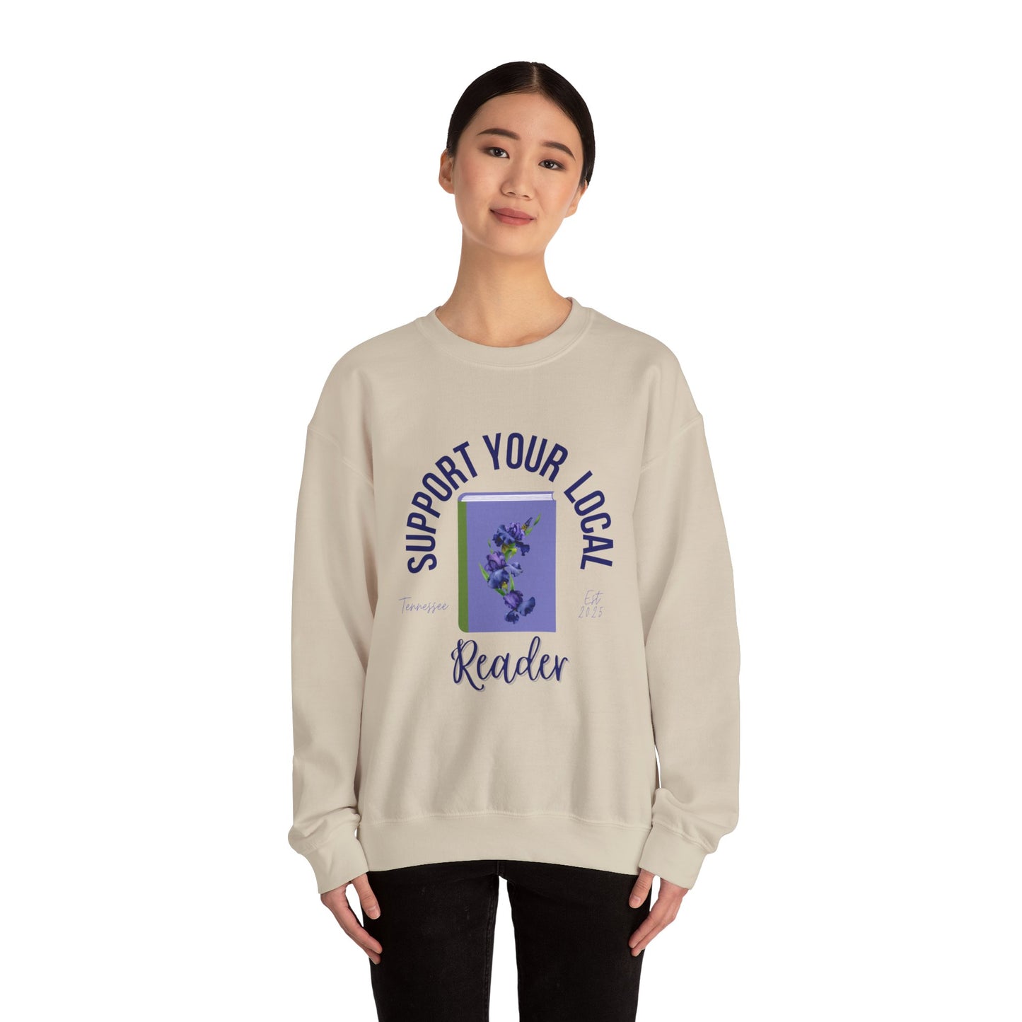 Support Your Local Reader TN Crewneck