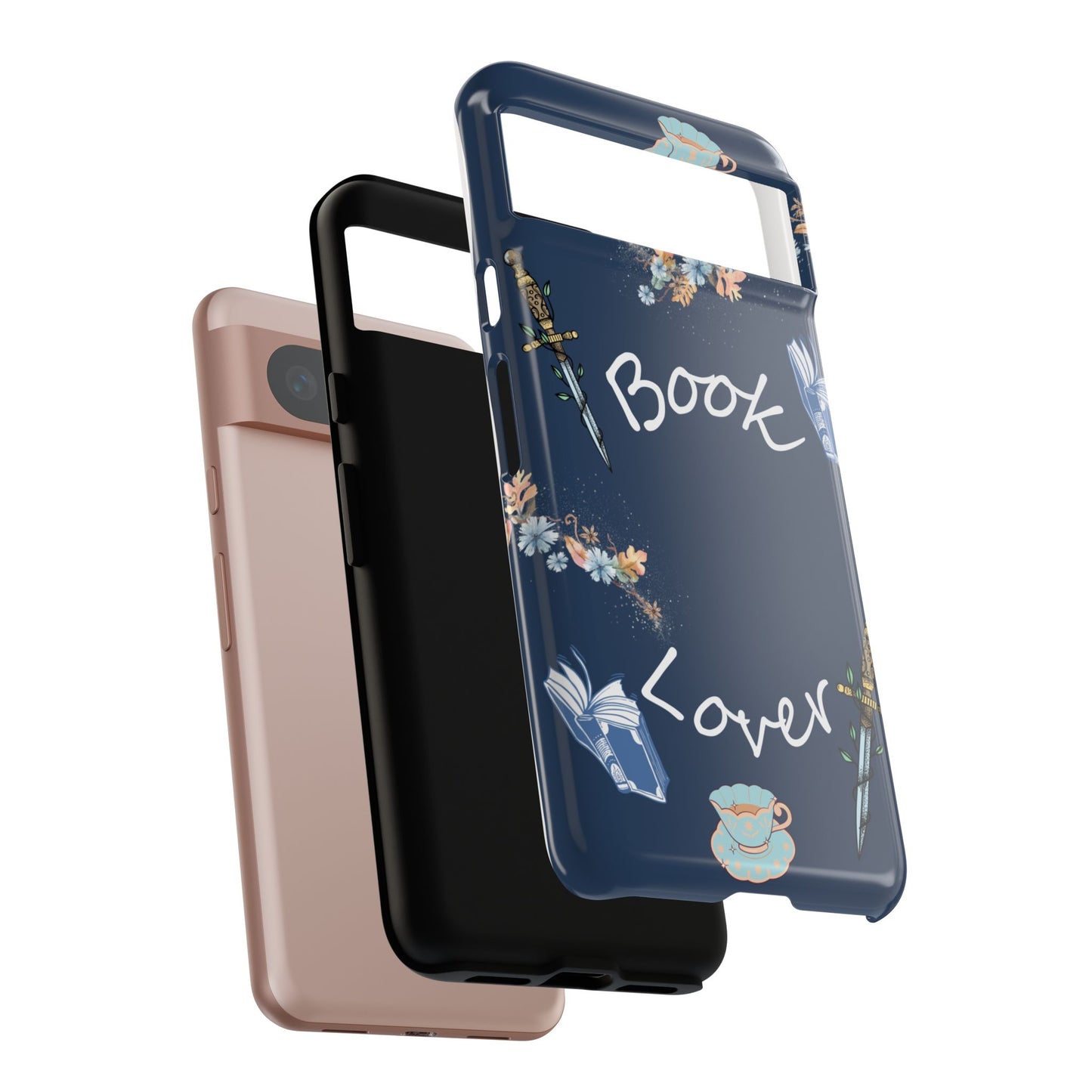 Book Lover Navy Phone Case