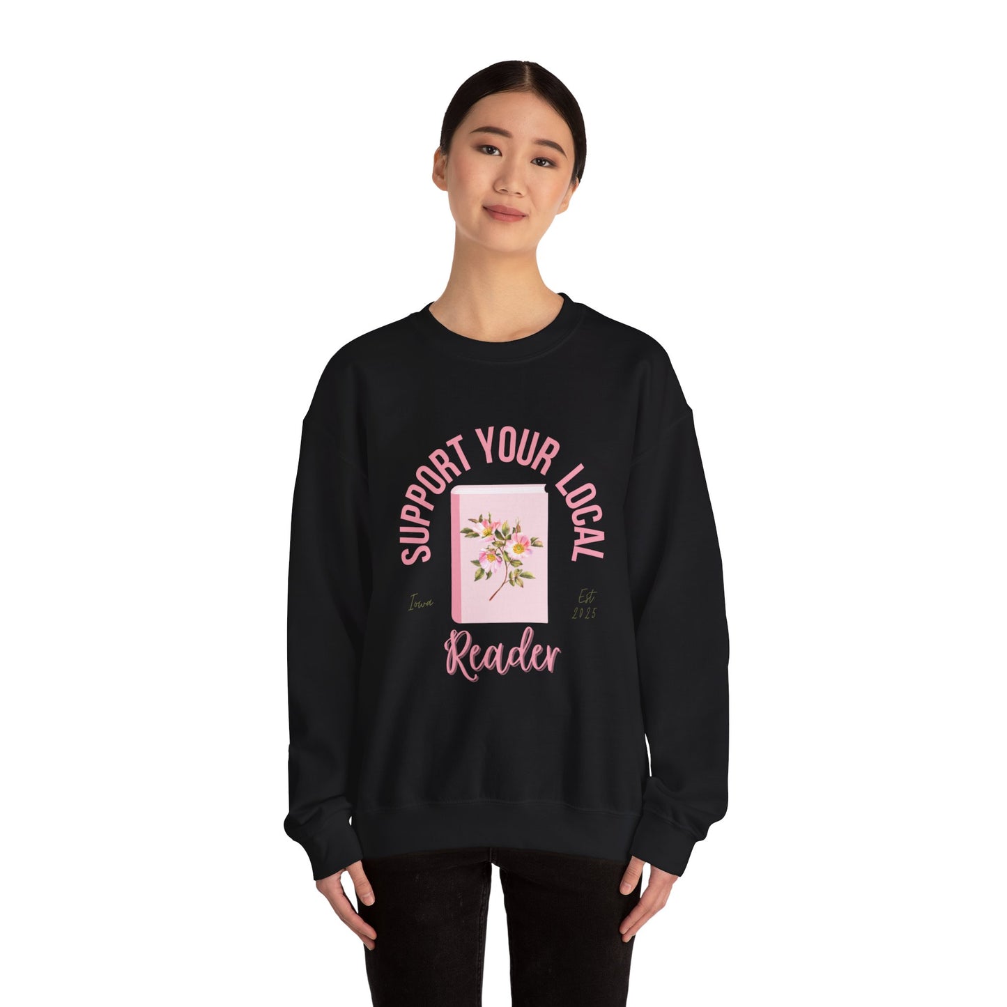 Support Your Local Reader IA Crewneck