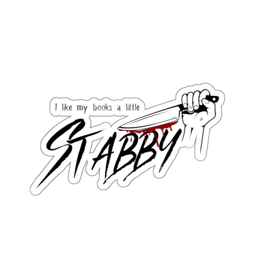 Stabby Books Sticker