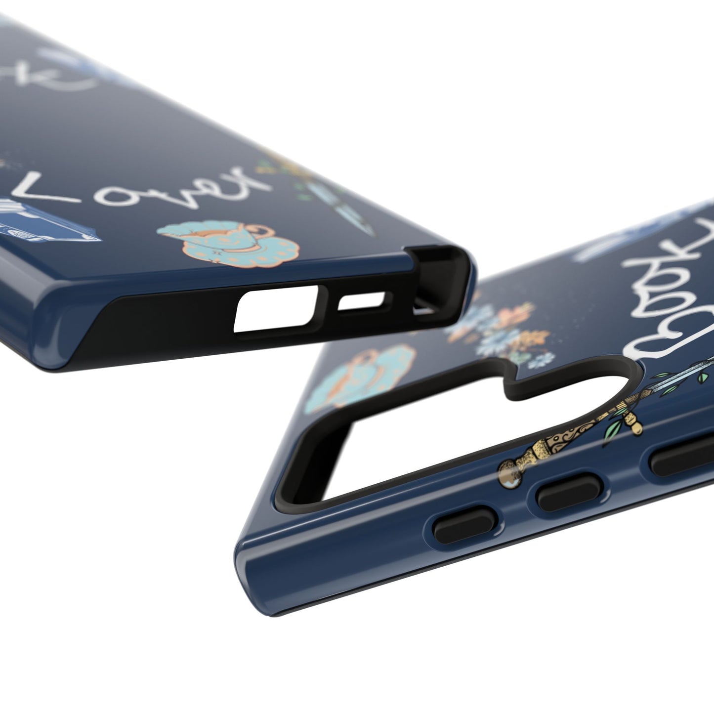 Book Lover Navy Phone Case