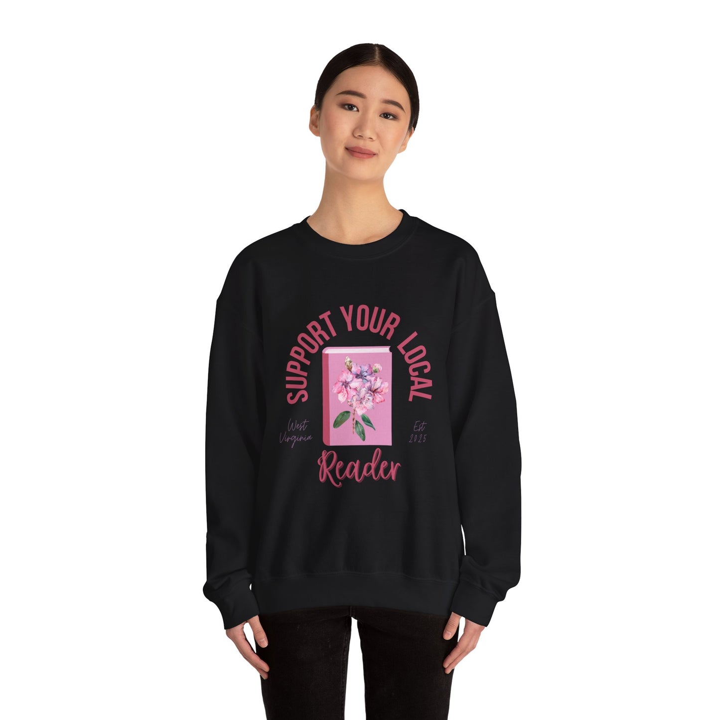 Support Your Local Reader WV Crewneck