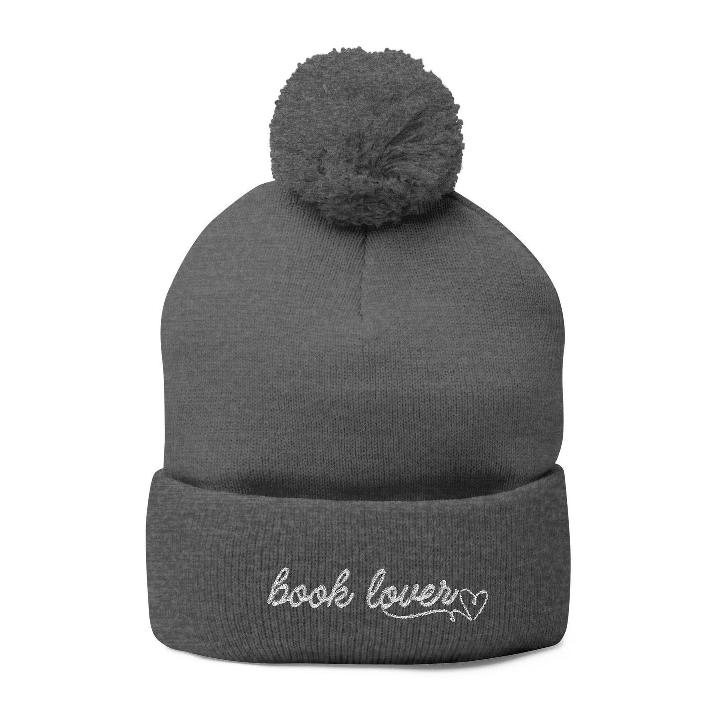 Book Lover Pom Pom Beanie