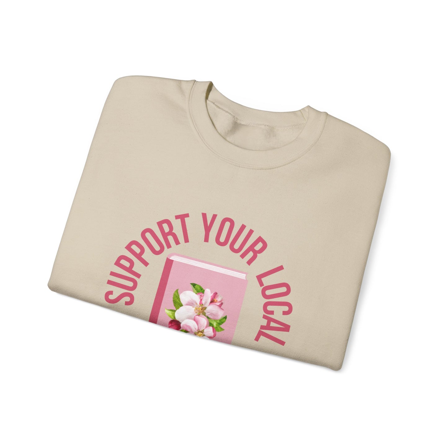 Support Your Local Reader MI Crewneck