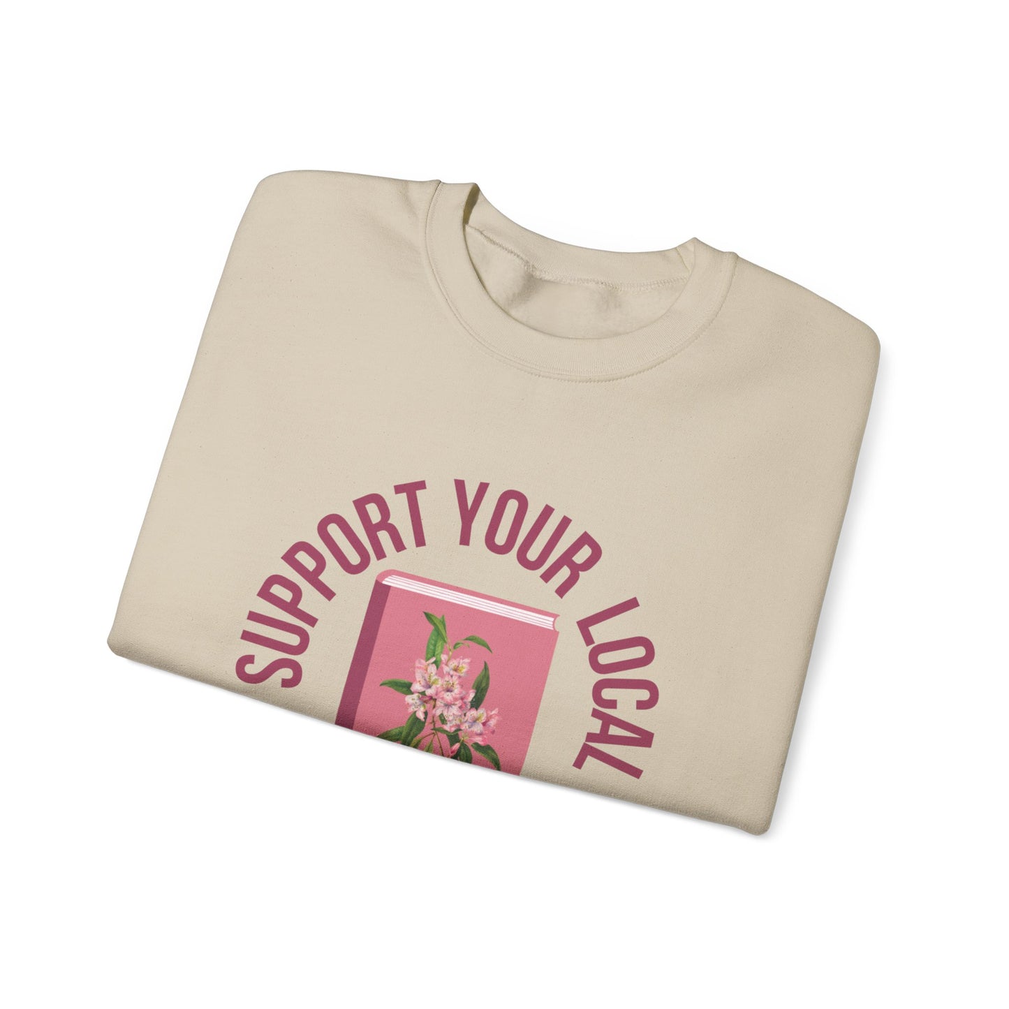 Support Your Local Reader WA Crewneck