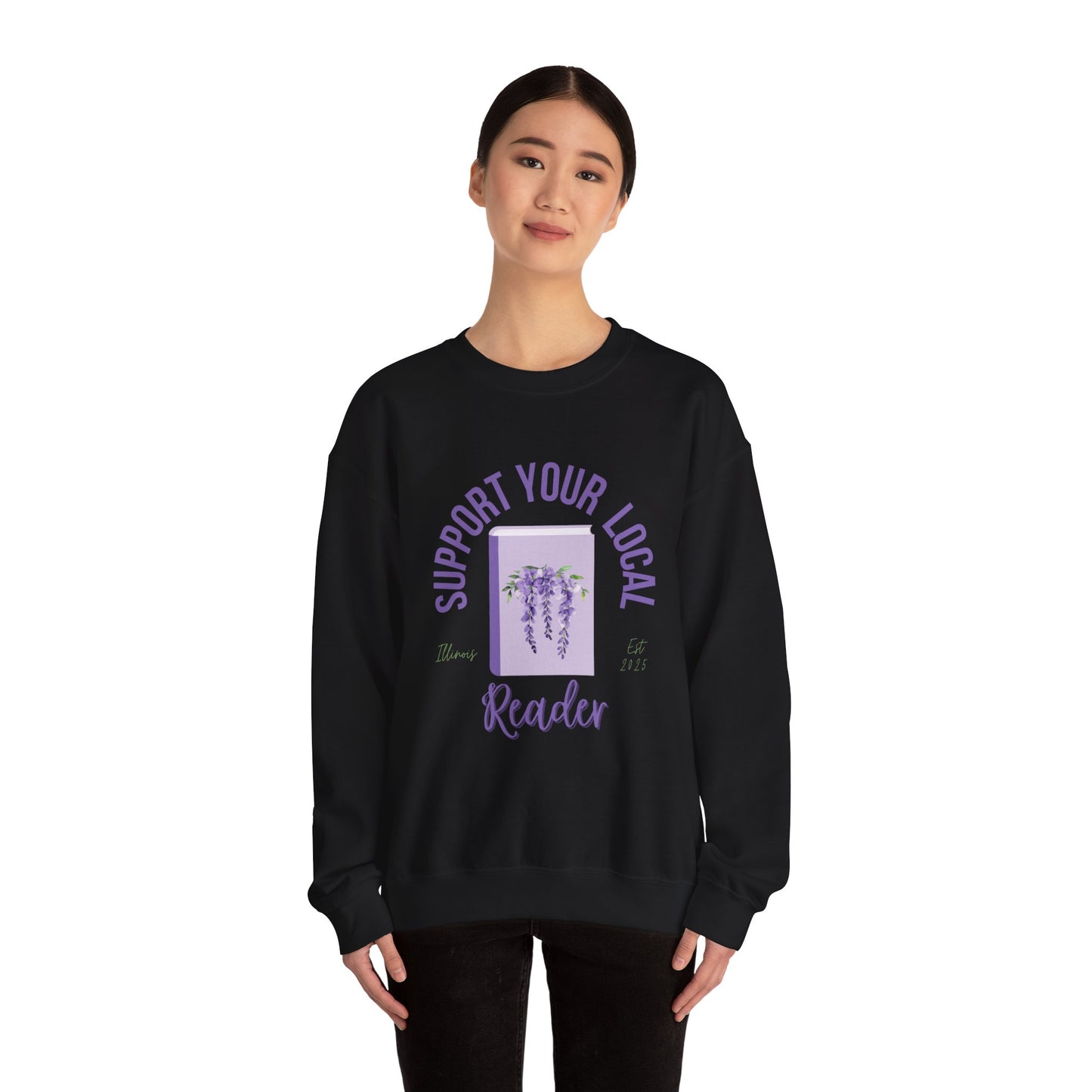 Support Your Local Reader IL Crewneck