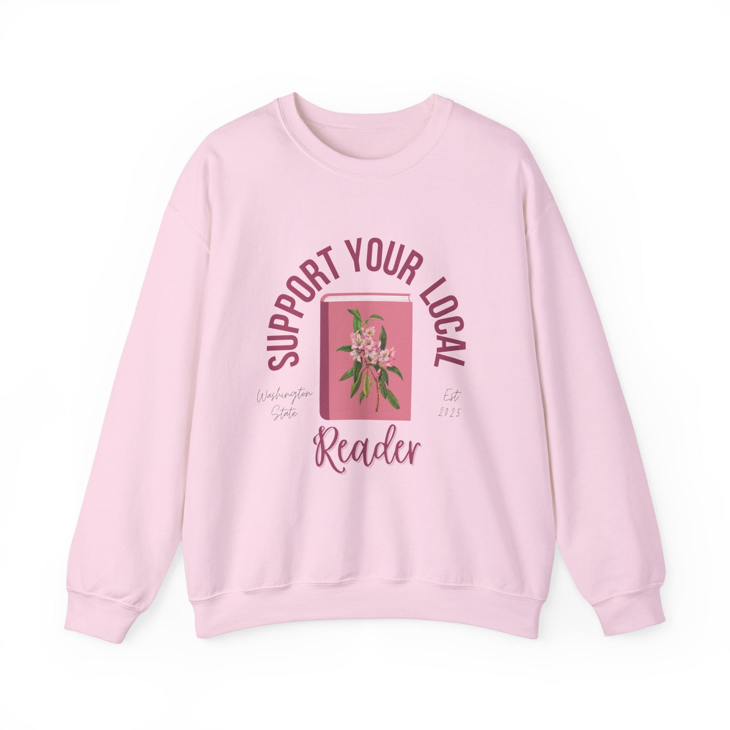 Support Your Local Reader WA Crewneck
