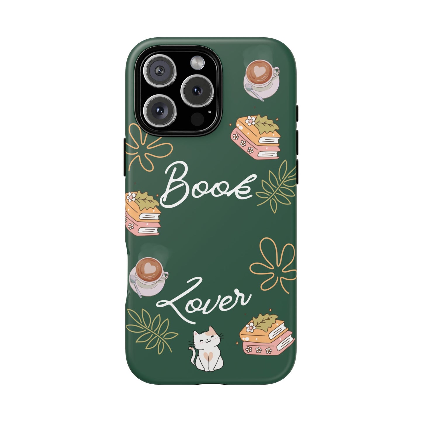 Book Lover Green Phone Case