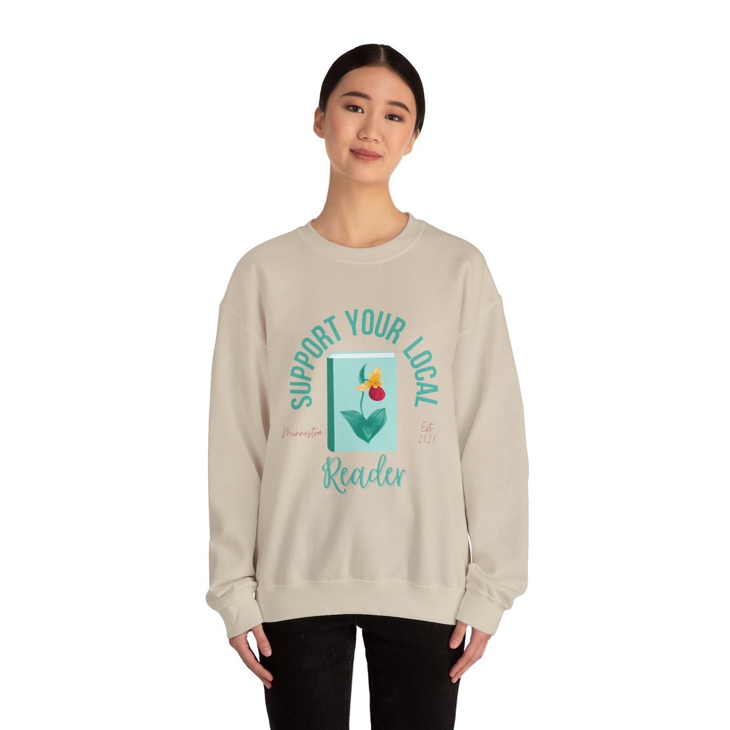 Support Your Local Reader MN Crewneck