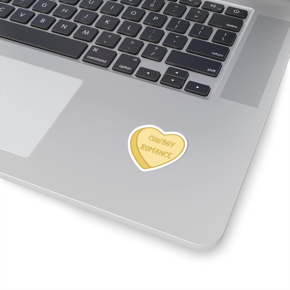 Cowboy Romance Heart Sticker