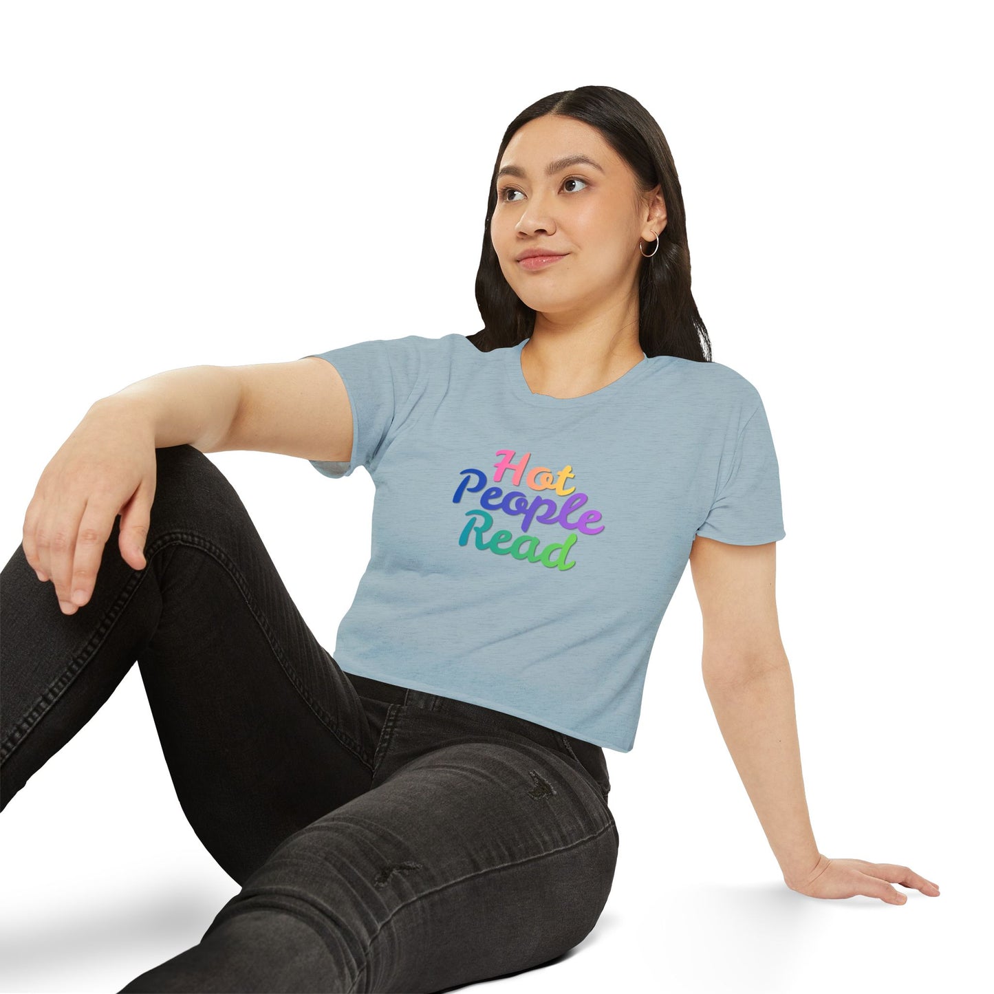 Hot People Read Crop Top