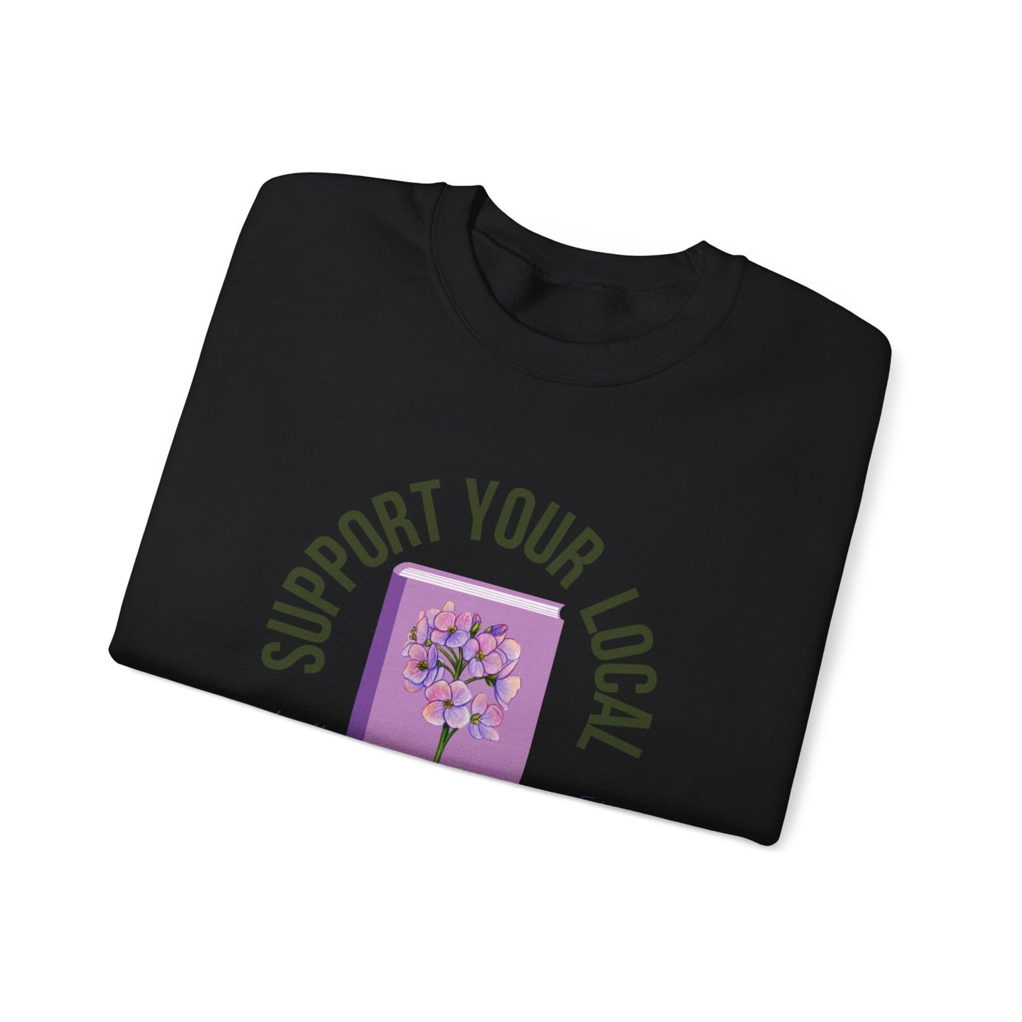 Support Your Local Reader MA Crewneck