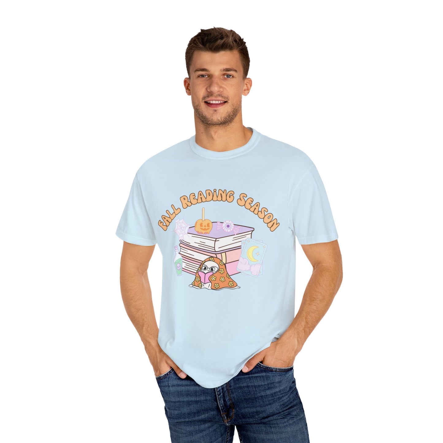 Fall Reading Season Pastel Tee