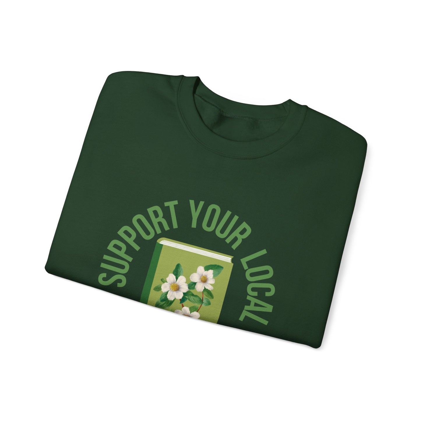 Support Your Local Reader VA Crewneck