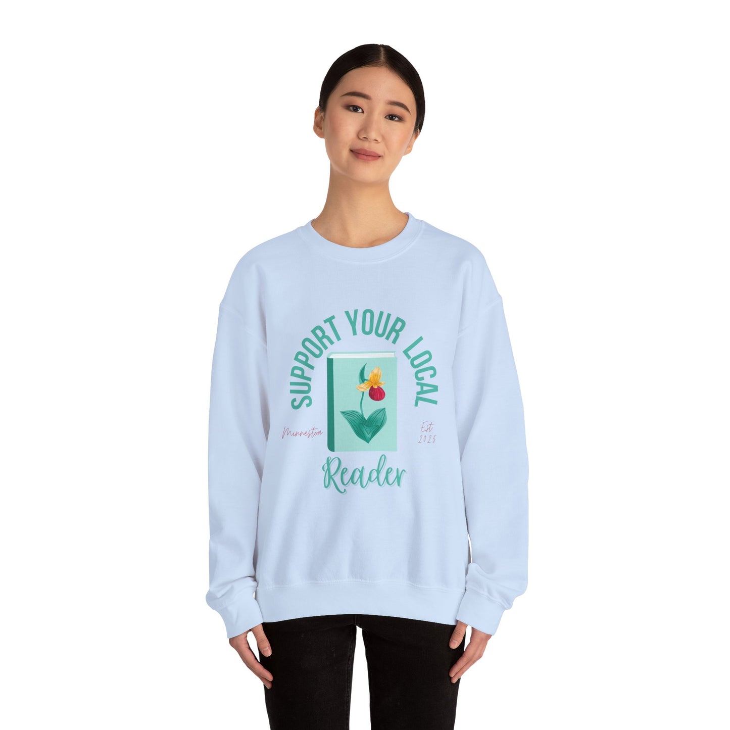 Support Your Local Reader MN Crewneck
