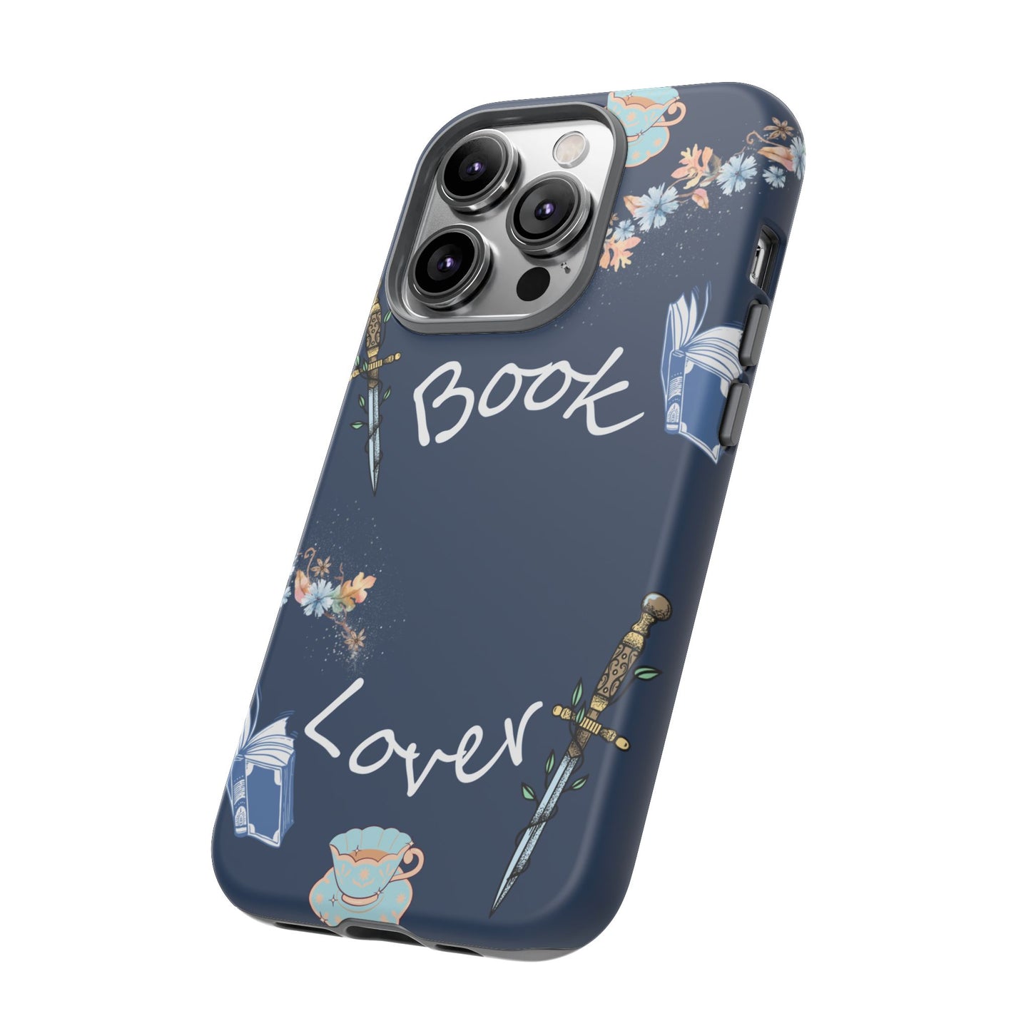 Book Lover Navy Phone Case