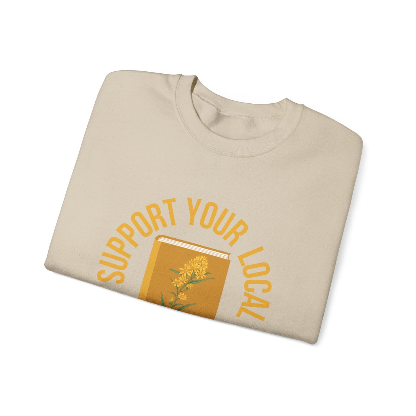 Support Your Local Reader NE Crewneck