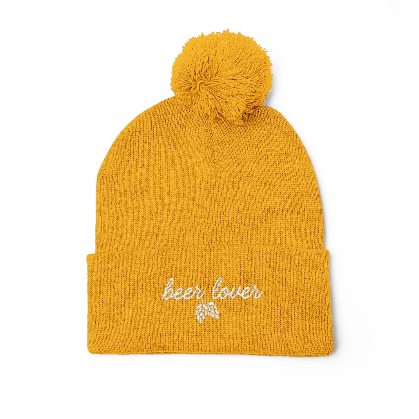 Beer Lover Pom Pom Beanie