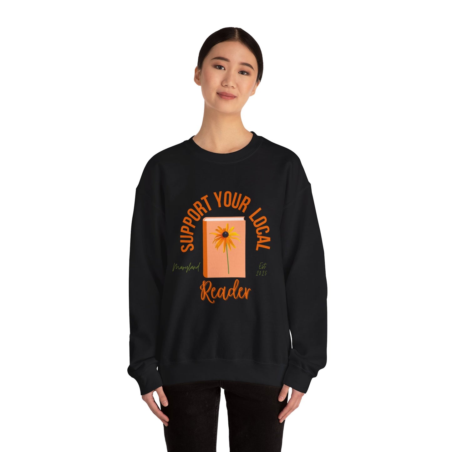 Support Your Local Reader MD Crewneck