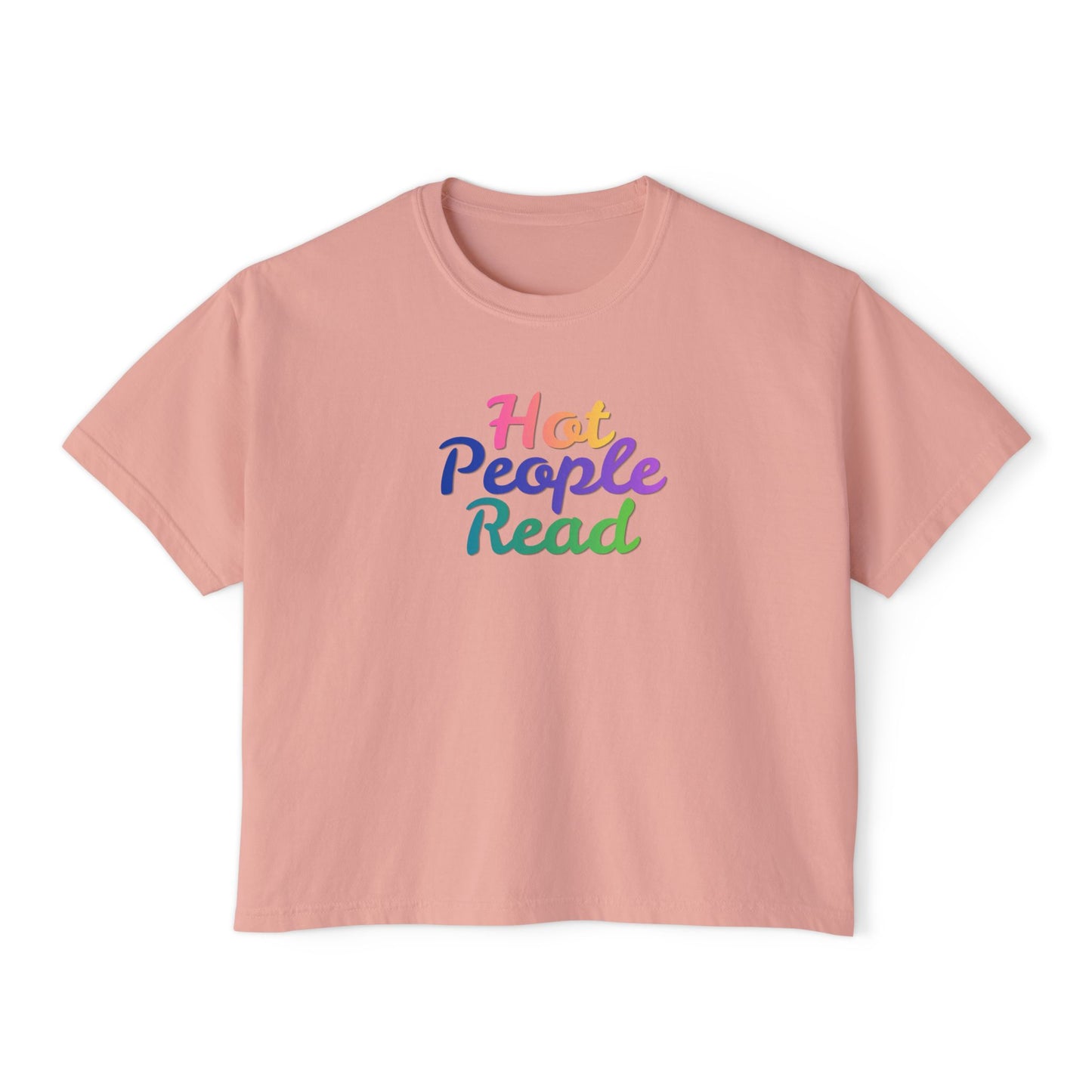 Hot People Read Cropped Tee