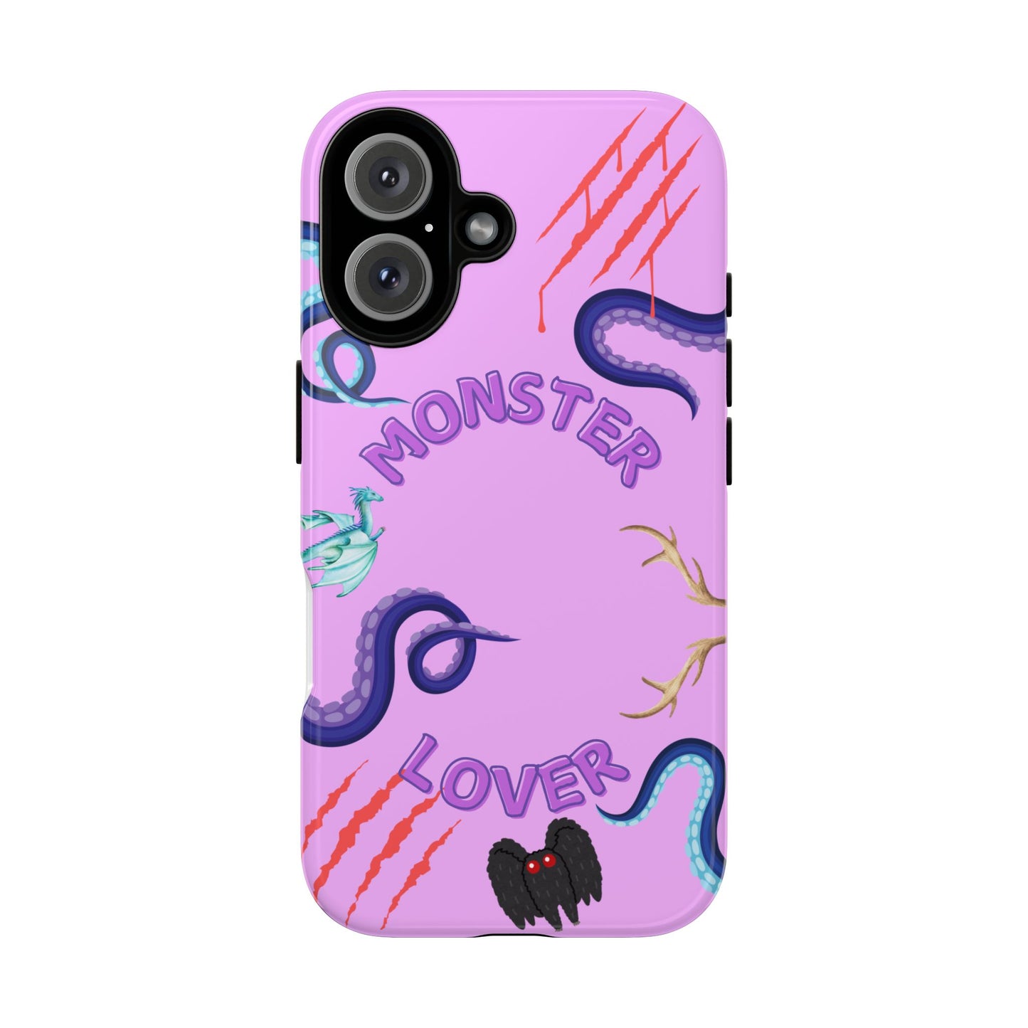 Monster Lover Purple Phone Case
