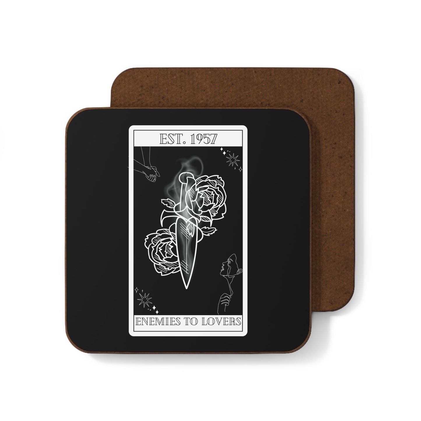 Enemies to Lovers Tarot Coaster
