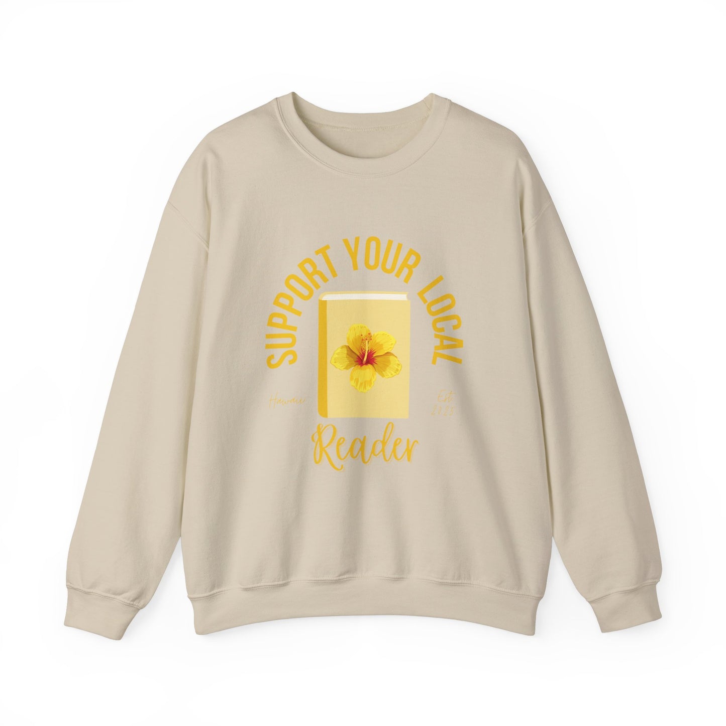 Support Your Local Reader HI Crewneck