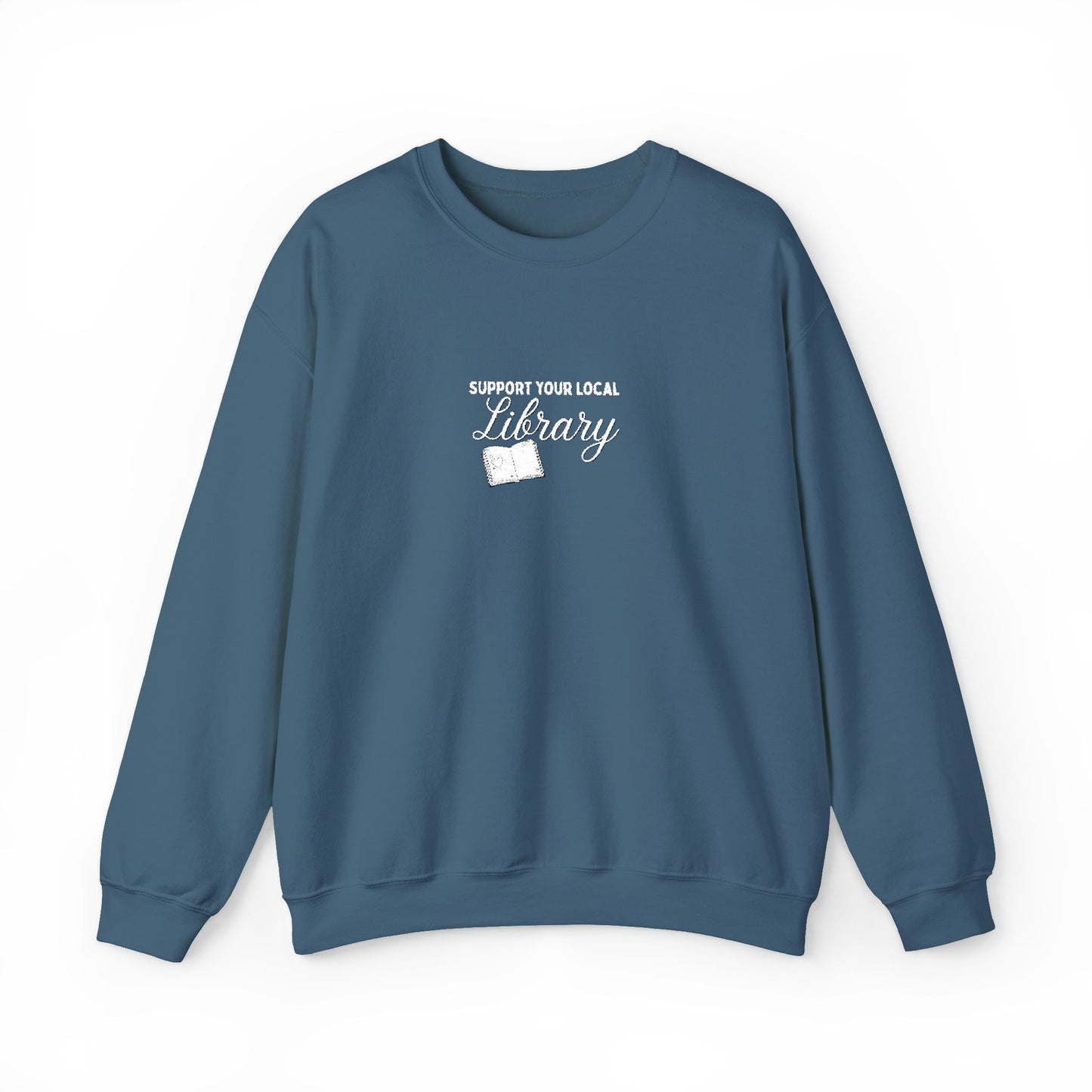 Support Your Local Library Crew Embroidered